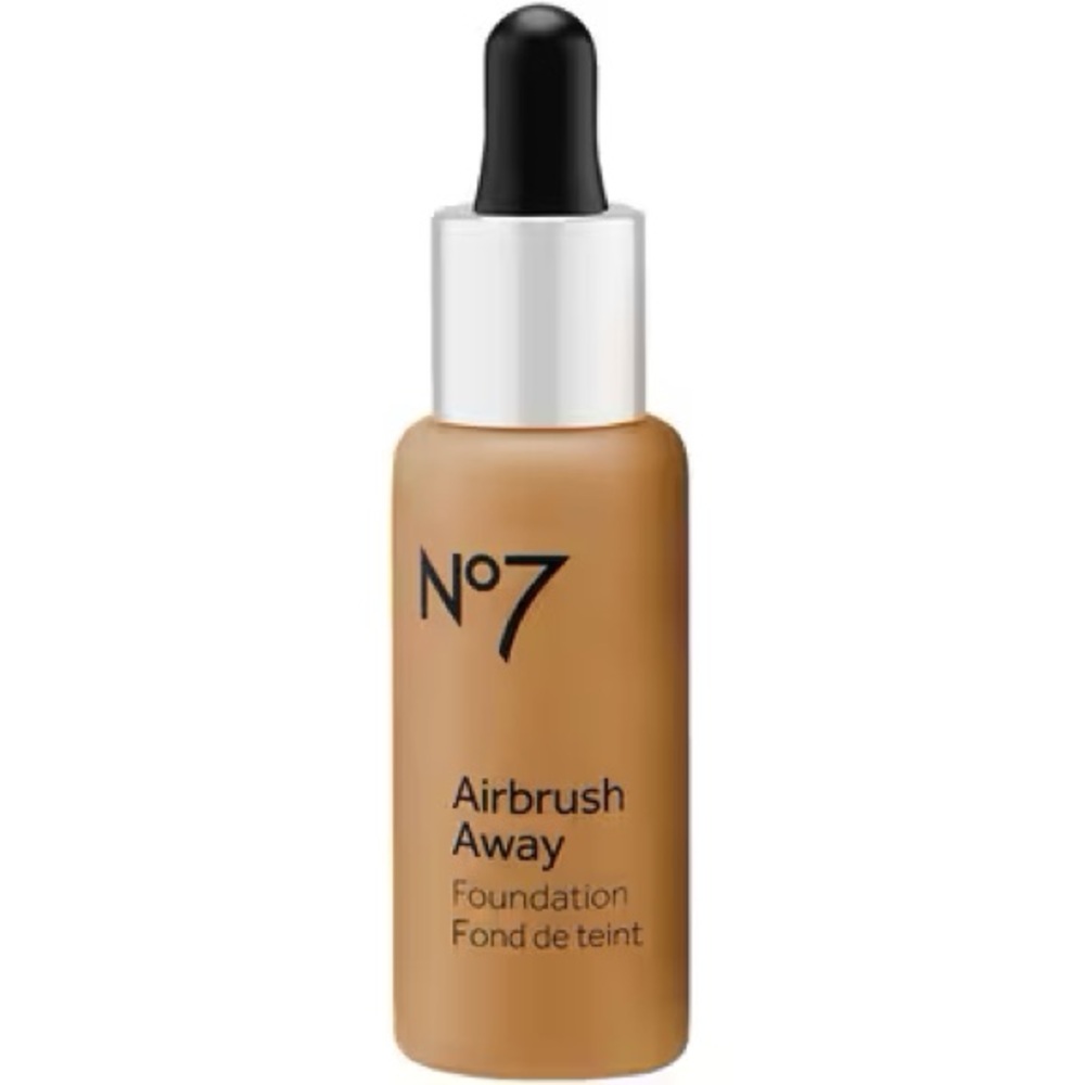 BNIB No7 Airbrush Away Foundation — Toffee
